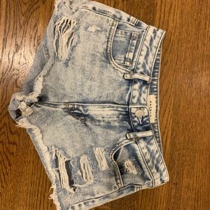 Pacsun High Rise Jean Shorts